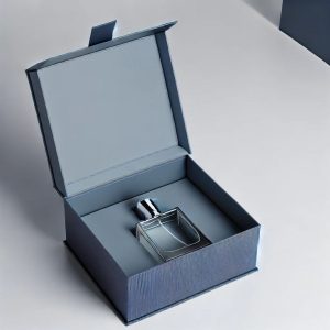 Quais materiais afetam o tamanho e a estrutura das caixas de perfume?